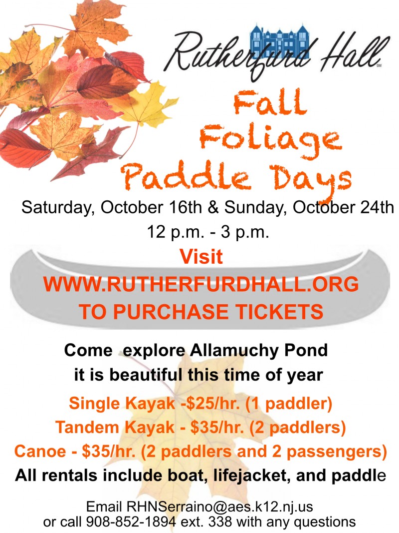 Fall Foliage Paddle Days